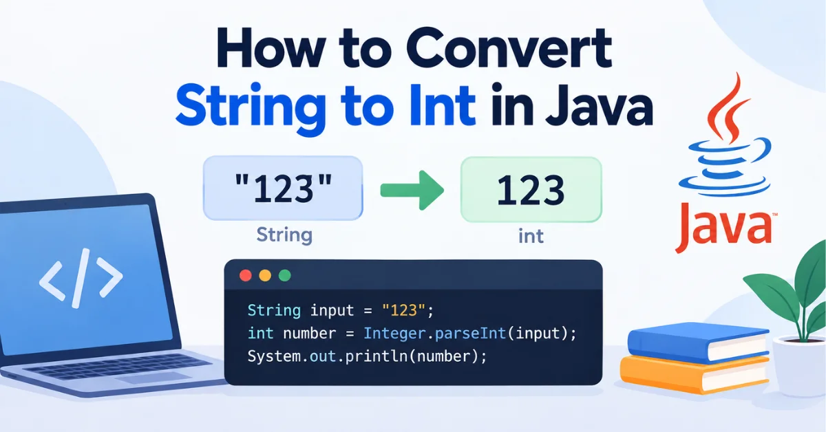 String to int conversion in Java